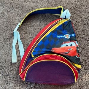 Lightning McQueen toddler kids one strap backpack
